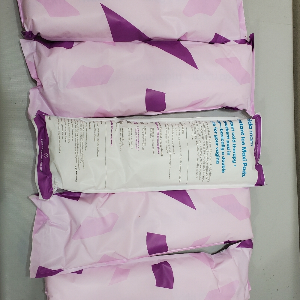 Frida Mom Postpartum Instant Ice Maxi Pads - 5 count Unopened